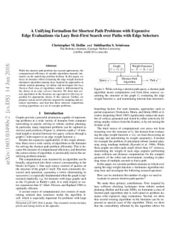 A Unifying Formalism for Shortest Path Problems with Expensive Edge
  Evaluations via Lazy Best-First Search over Paths with Edge Selectors