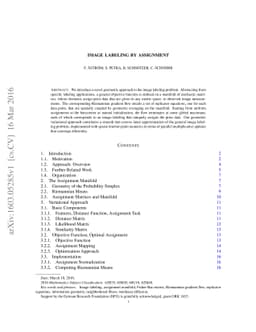 Image Labeling by Assignment