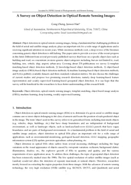 A Survey on Object Detection in Optical Remote Sensing Images