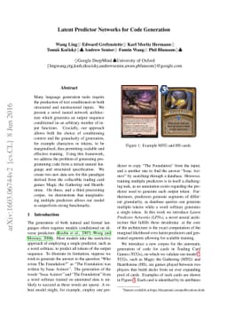 Latent Predictor Networks for Code Generation