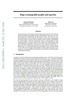 Edge-exchangeable graphs and sparsity