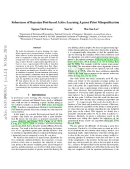 Robustness of Bayesian Pool-based Active Learning Against Prior
  Misspecification
