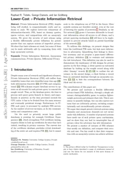 Lower-Cost epsilon-Private Information Retrieval
