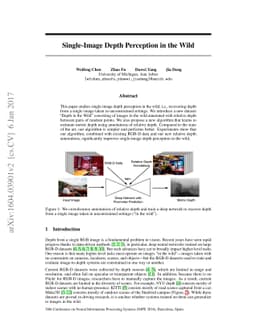 Single-Image Depth Perception in the Wild