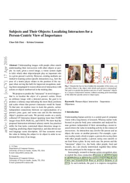 Subjects and Their Objects: Localizing Interactees for a Person-Centric
  View of Importance