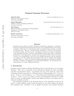 Chained Gaussian Processes