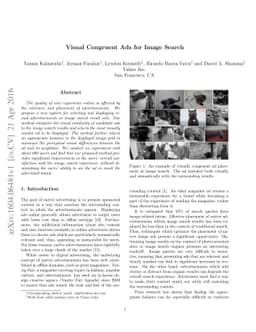 Visual Congruent Ads for Image Search