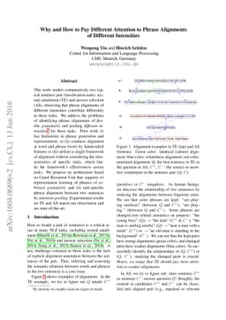 Why and How to Pay Different Attention to Phrase Alignments of Different
  Intensities