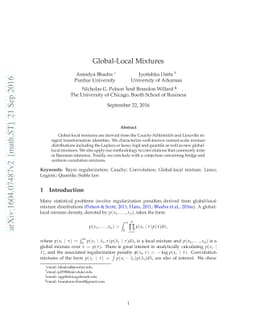 Global-Local Mixtures