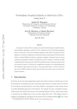 Probabilistic Graphical Models on Multi-Core CPUs using Java 8