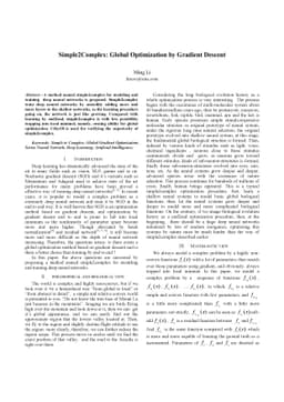 Simple2Complex: Global Optimization by Gradient Descent