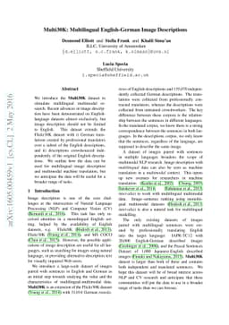 Multi30K: Multilingual English-German Image Descriptions
