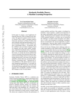 Stochastic Portfolio Theory: A Machine Learning Perspective