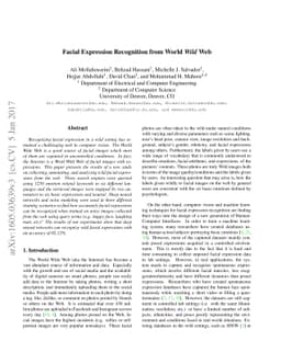 Facial Expression Recognition from World Wild Web
