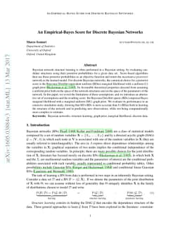 An Empirical-Bayes Score for Discrete Bayesian Networks