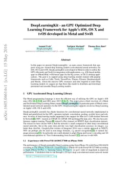 DeepLearningKit - an GPU Optimized Deep Learning Framework for Apple's
  iOS, OS X and tvOS developed in Metal and Swift