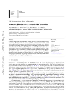 Network Hardware-Accelerated Consensus