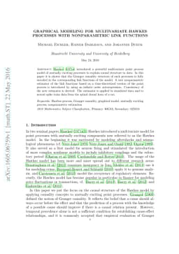 Graphical Modeling for Multivariate Hawkes Processes with Nonparametric
  Link Functions