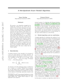 A Sub-Quadratic Exact Medoid Algorithm