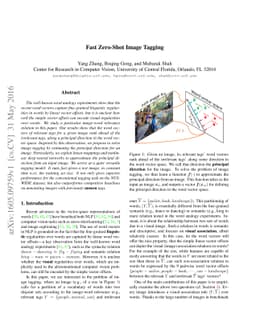 Fast Zero-Shot Image Tagging