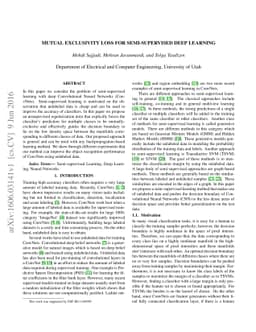 Mutual Exclusivity Loss for Semi-Supervised Deep Learning