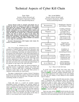 Technical Aspects of Cyber Kill Chain