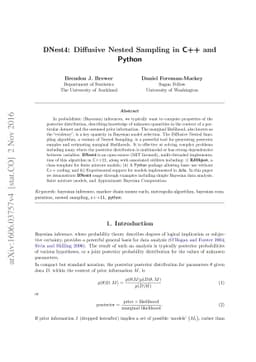 DNest4: Diffusive Nested Sampling in C++ and Python