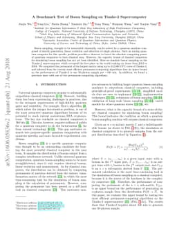 A Benchmark Test of Boson Sampling on Tianhe-2 Supercomputer