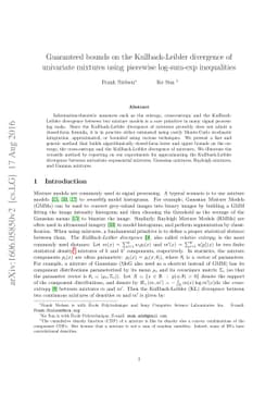 Guaranteed bounds on the Kullback-Leibler divergence of univariate
  mixtures using piecewise log-sum-exp inequalities