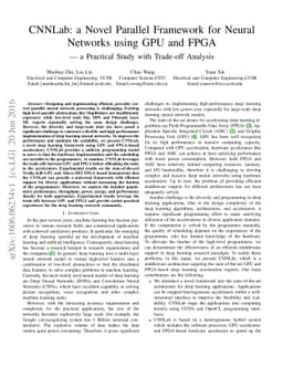 CNNLab: a Novel Parallel Framework for Neural Networks using GPU and
  FPGA-a Practical Study with Trade-off Analysis