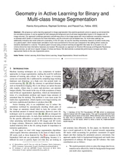 Geometry in Active Learning for Binary and Multi-class Image
  Segmentation