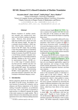 HUME: Human UCCA-Based Evaluation of Machine Translation