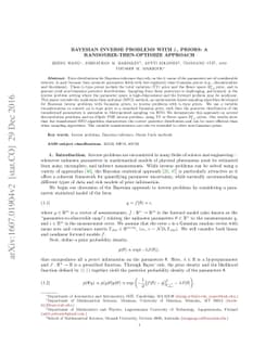 Bayesian inverse problems with $l_1$ priors: a Randomize-then-Optimize
  approach