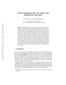 CPDY: Extending the Dolev-Yao Attacker with Physical-Layer Interactions