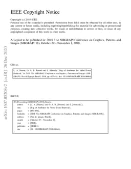 Bag of Attributes for Video Event Retrieval