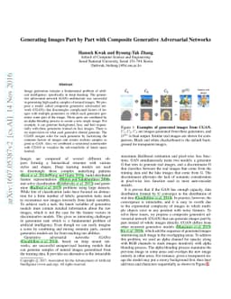 Generating Images Part by Part with Composite Generative Adversarial
  Networks