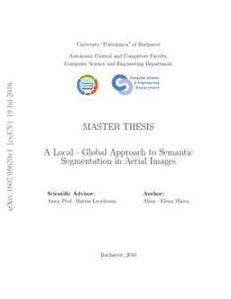 A Local-Global Approach to Semantic Segmentation in Aerial Images
