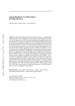 Aggregating Binary Local Descriptors for Image Retrieval