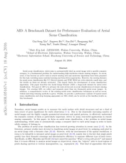 AID: A Benchmark Dataset for Performance Evaluation of Aerial Scene
  Classification