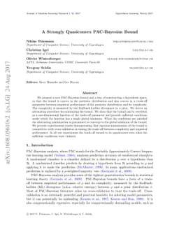 A Strongly Quasiconvex PAC-Bayesian Bound