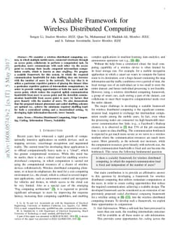 A Scalable Framework for Wireless Distributed Computing