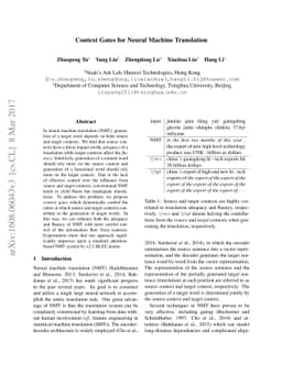 Context Gates for Neural Machine Translation