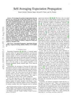 Self-Averaging Expectation Propagation