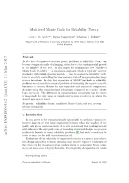 Multilevel Monte Carlo for Reliability Theory