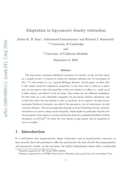 Adaptation in log-concave density estimation