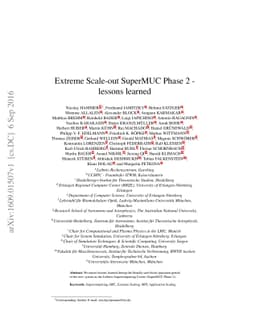Extreme Scale-out SuperMUC Phase 2 - lessons learned