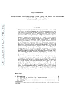 Logical Induction