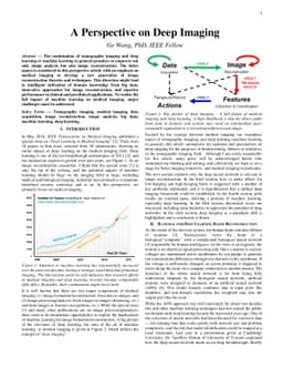 A Perspective on Deep Imaging