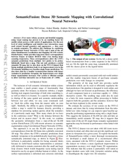 SemanticFusion: Dense 3D Semantic Mapping with Convolutional Neural
  Networks