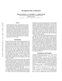 The Option-Critic Architecture